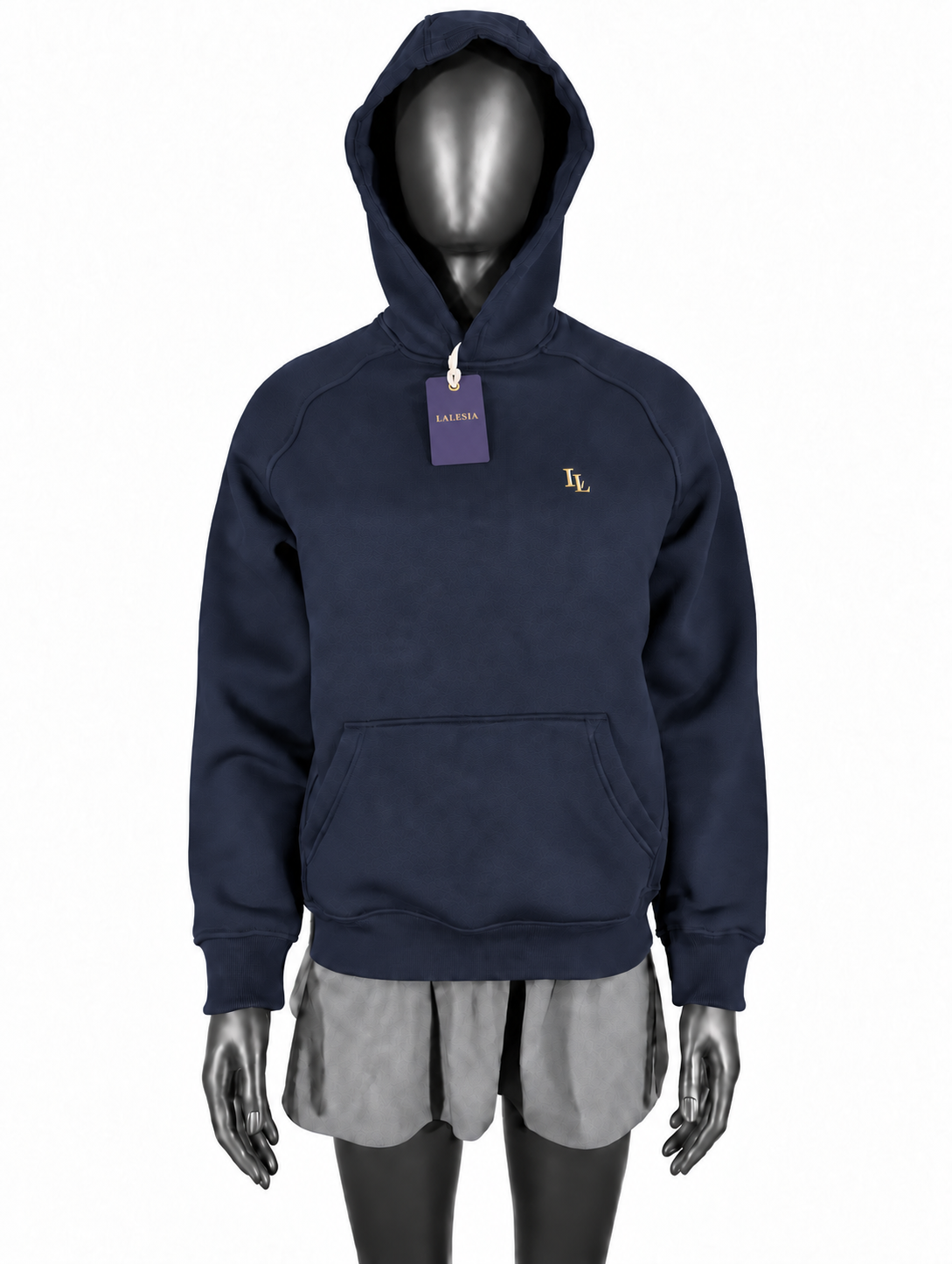 Lalesia Cocoon Hoodie – Mitternachtsblau