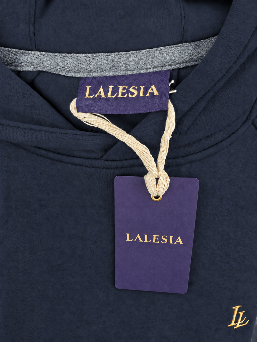 Lalesia Cocoon Hoodie – Mitternachtsblau