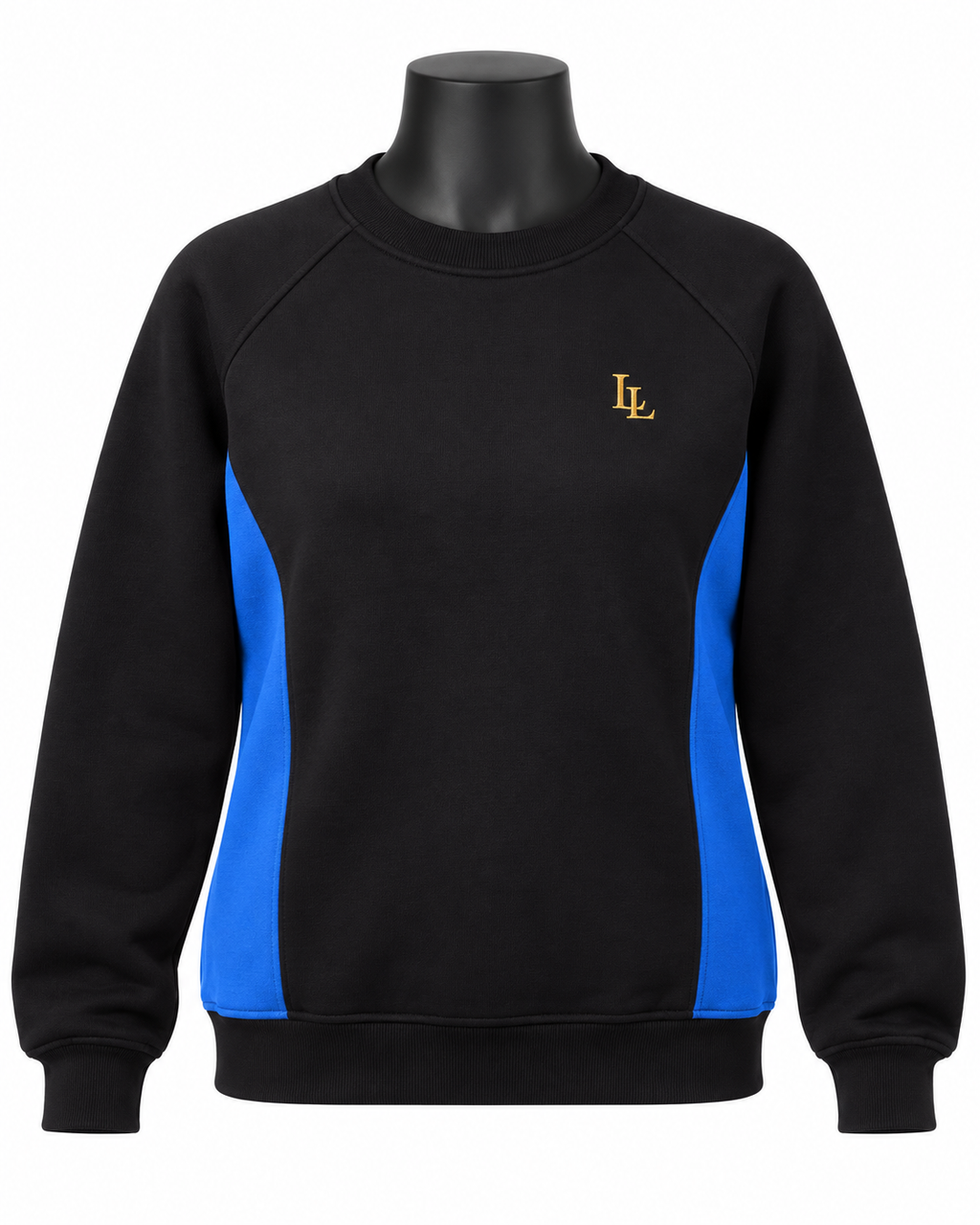 Lalesia Comfort Luxe Sweatshirt – Schwarz & Blau