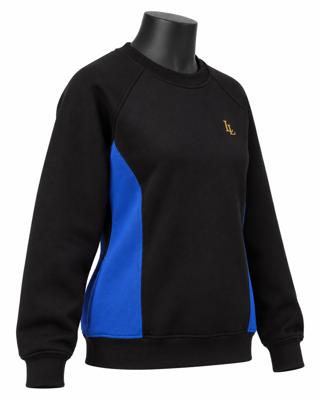 Lalesia Comfort Luxe Sweatshirt – Schwarz & Blau