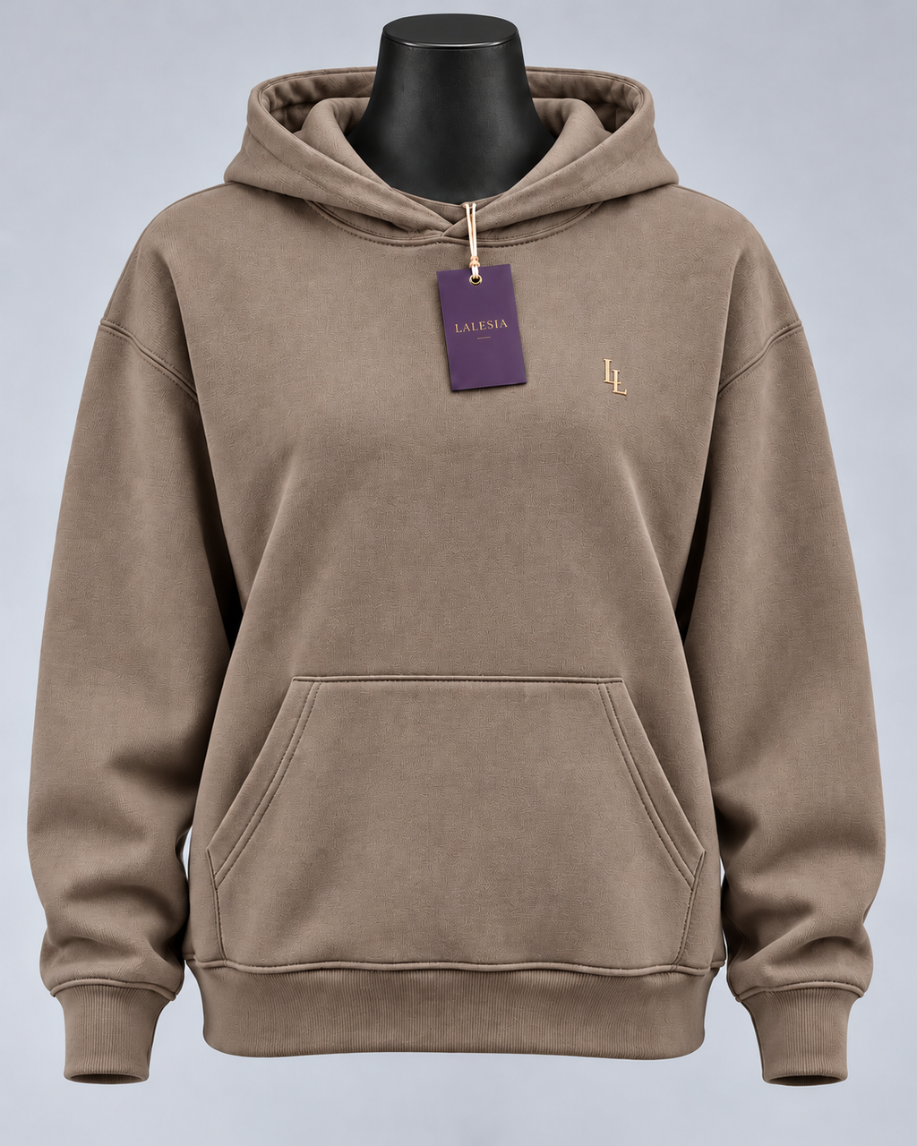 Lalesia AURA Light Hoodie – Milchkaffee