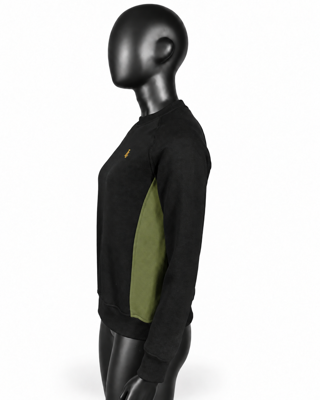Lalesia Comfort Luxe Sweatshirt – Schwarz & Oliv