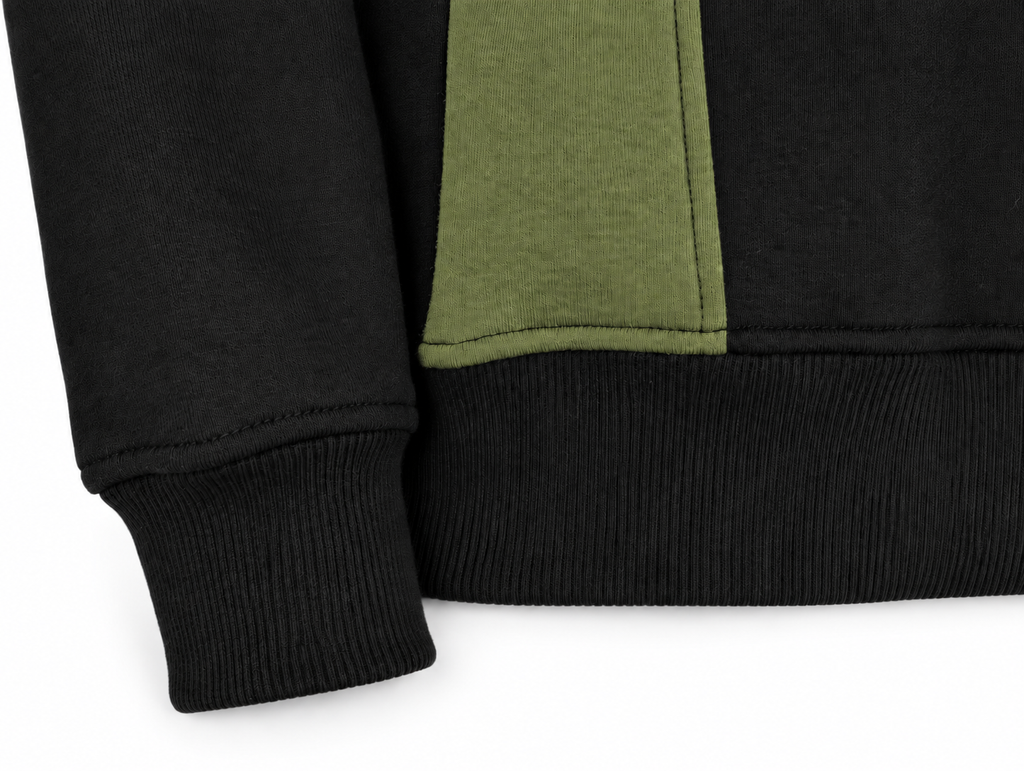 Lalesia Comfort Luxe Sweatshirt – Schwarz & Oliv