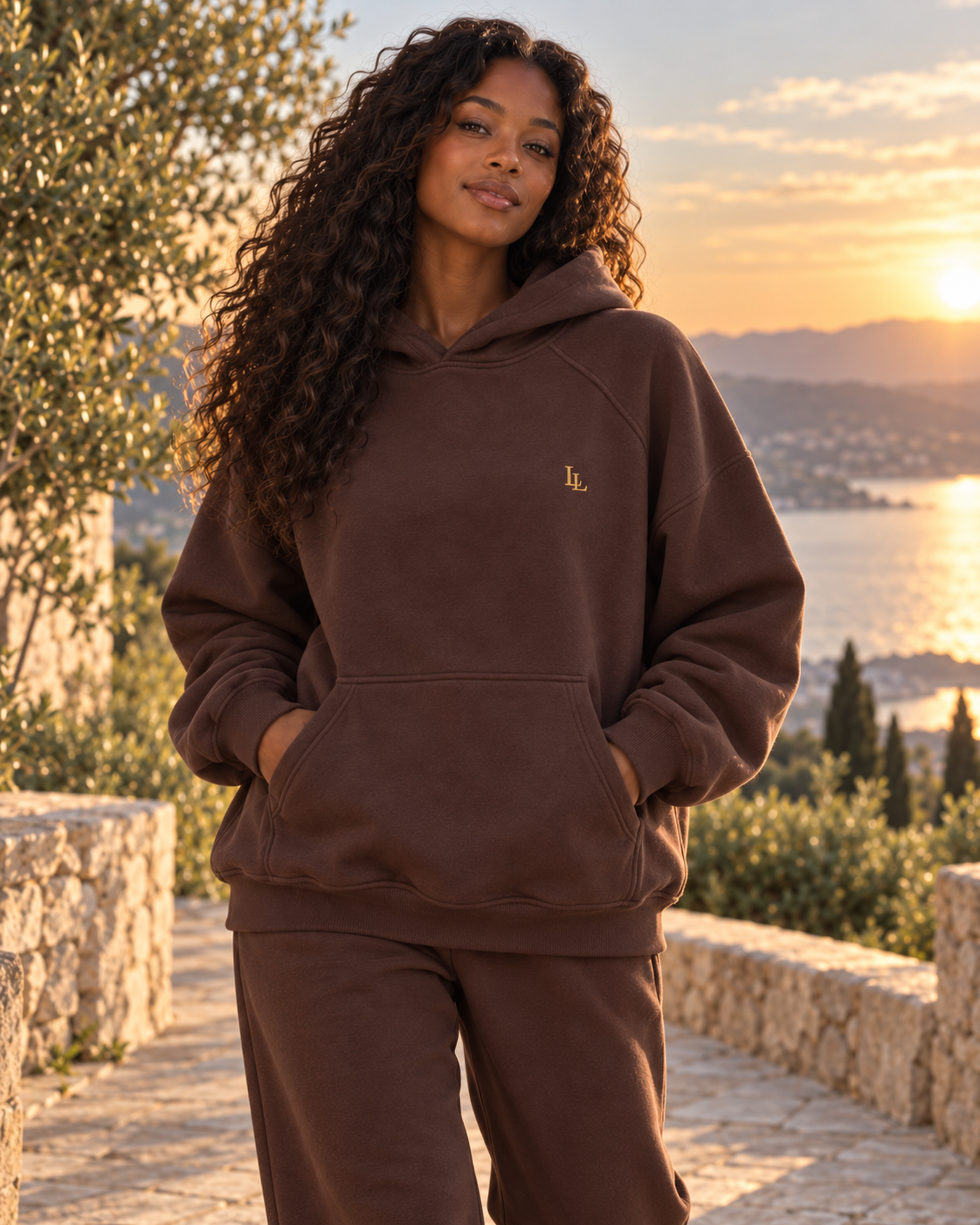 Lalesia Cocoon Hoodie – Chocolate Brown
