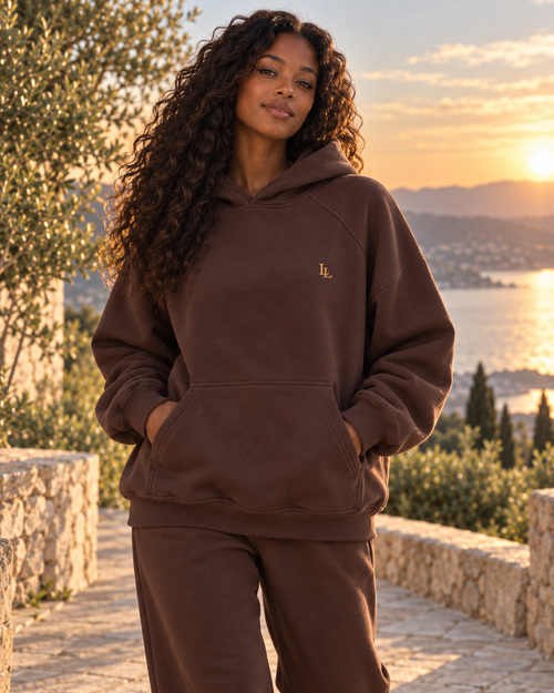 Lalesia Cocoon Hoodie – Chocolate Brown