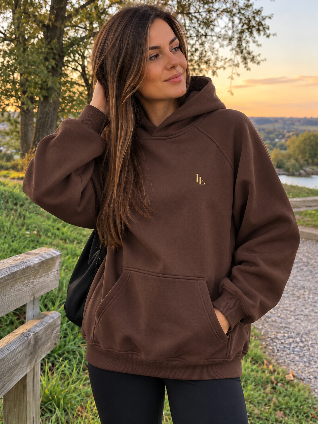 Lalesia Cocoon Hoodie – Chocolate Brown