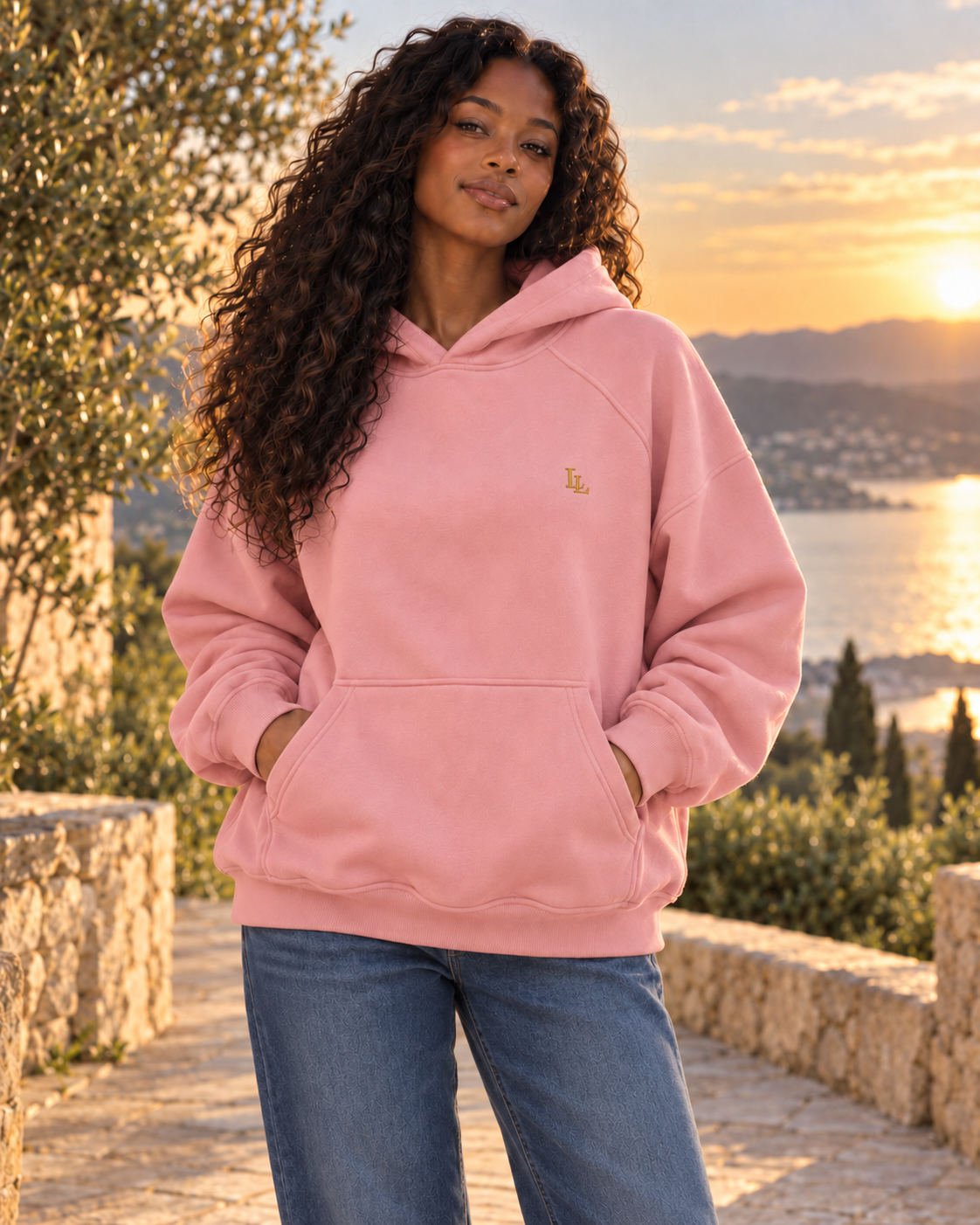 Lalesia Cocoon Hoodie – Candy Pink