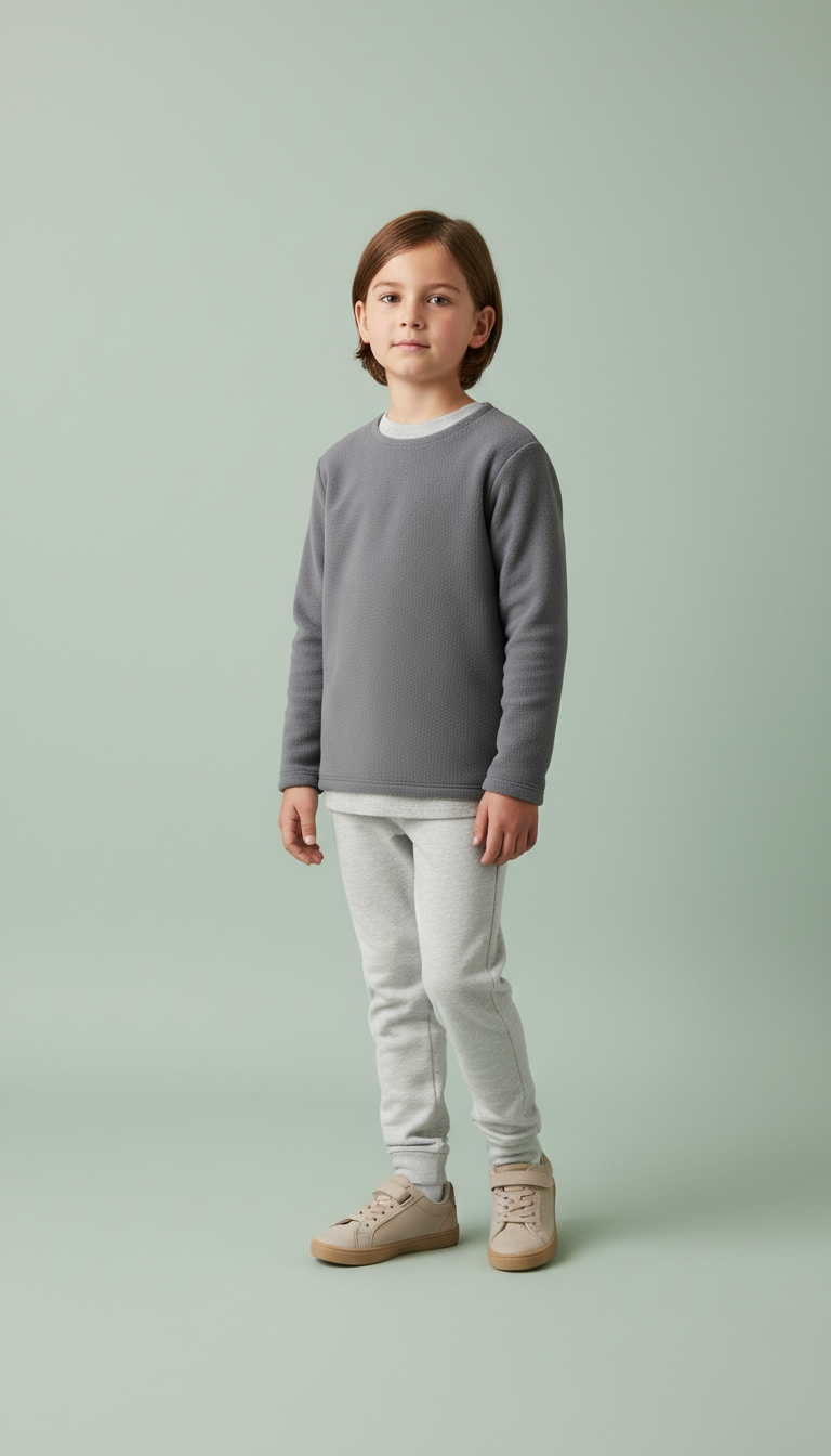 Kinder Pullover Urban Grey