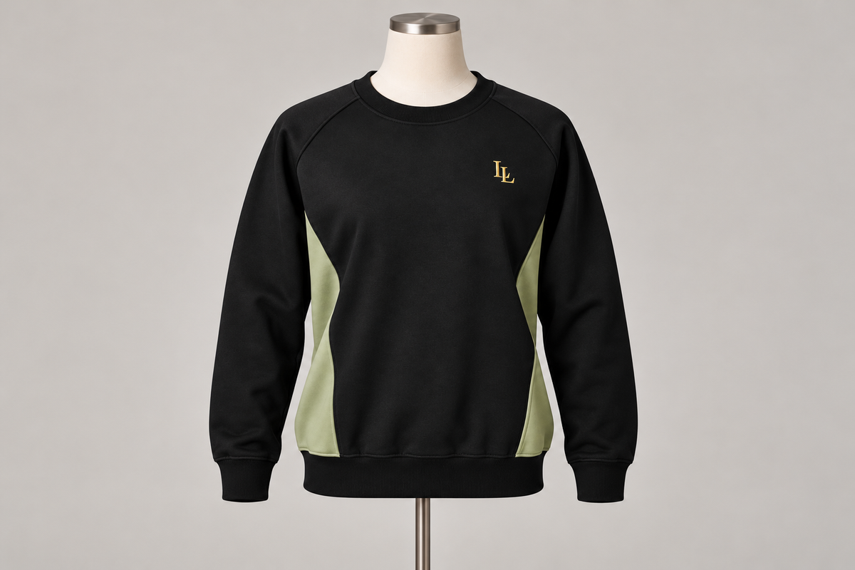 Lalesia Comfort light sweatshirt – Schaufensterpuppe Vorderansicht
