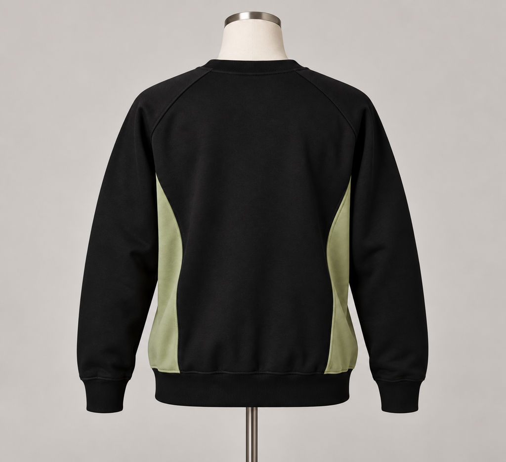 Lalesia Comfort light sweatshirt – Schaufensterpuppe Rückansicht