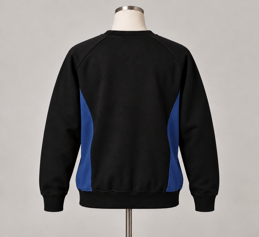 Lalesia Light Sweatshirt Schwarz/Blau – Rückansicht